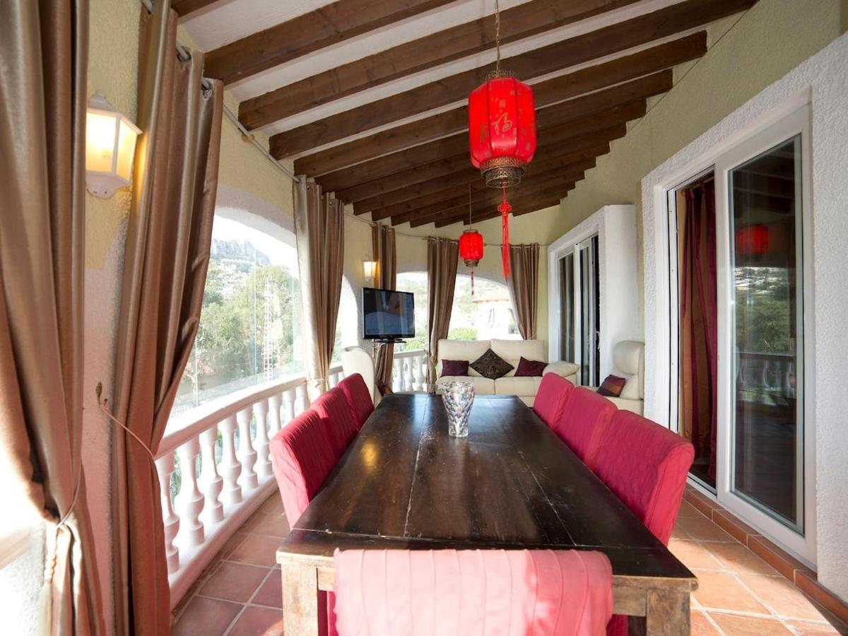 Villa Belucra,10P,Seaview,Jacuzzi,Pool Calpe Eksteriør bilde